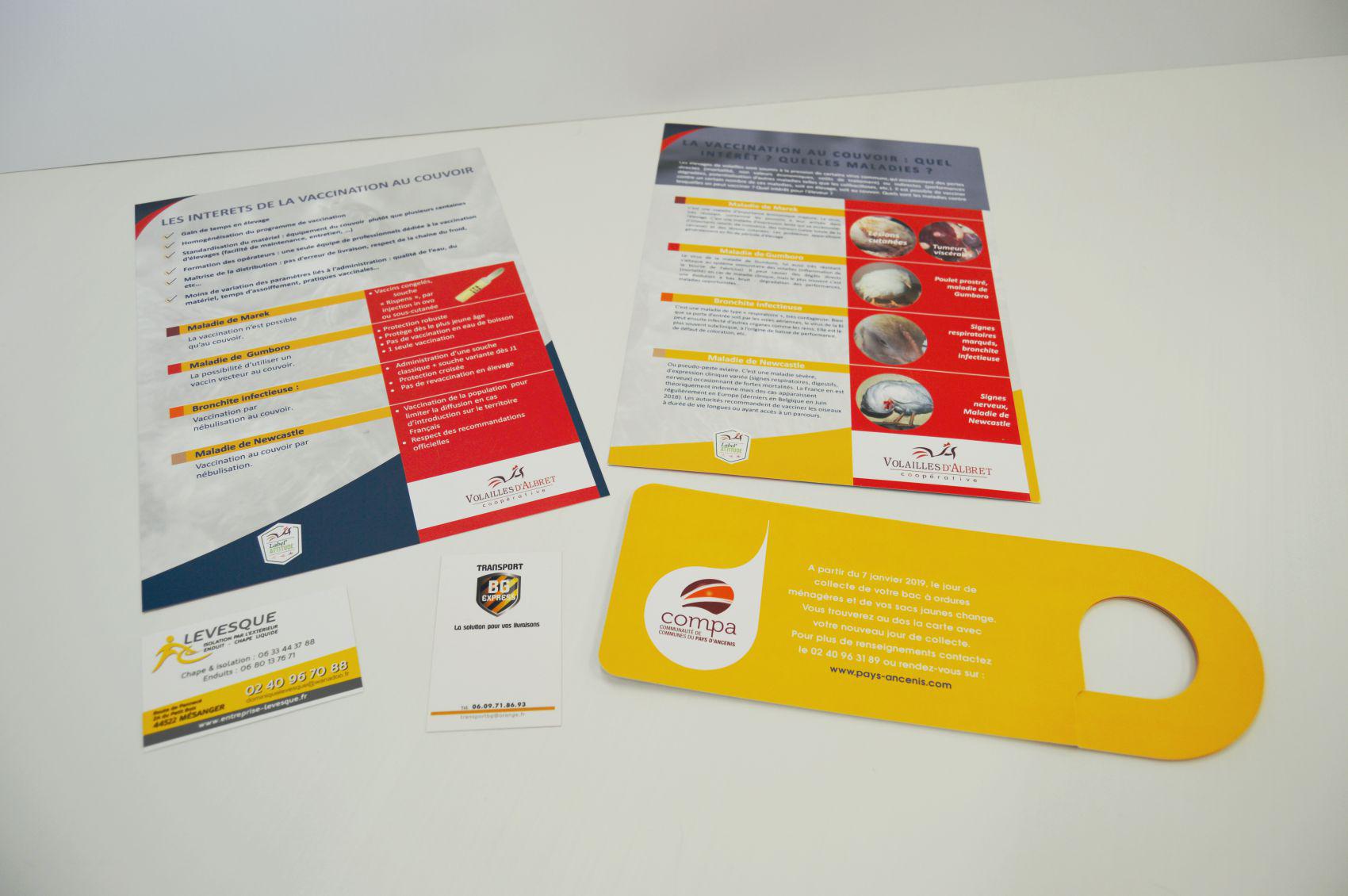 supports papier pour la publicité réalisé par Griff Print supports papier pour la publicité réalisé par Griff Print